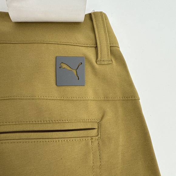 Puma Golf Pants Men 30x32 Performance Fit Khaki Stretch Waist Straight Leg NWT - Picture 8 of 13